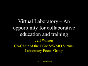 Virtual Laboratory - Cooperative Institute for Meteorological Satellite