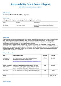 Final Report - SCCI Lighting Upgrade Bathurst