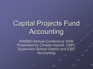 Capital Project Fund Accounting