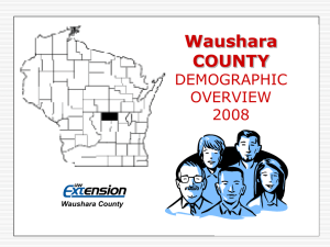 Waushara County Population
