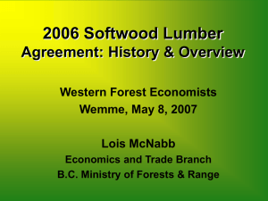 2006 Softwood Lumber Agreement