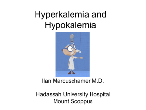 Hyperkalemia and Hypokalemia