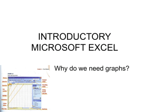 INTRODUCTORY MICROSOFT EXCEL