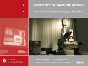 institute of machine design