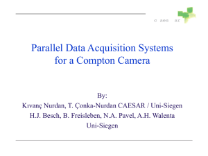 Parallel data acquisition systems for a Compton Camera