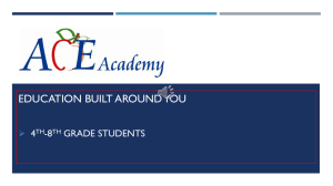 4-8 Students - ACE Academy