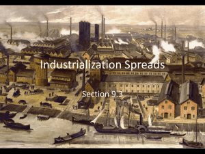 Spread of the Industrial Revolution
