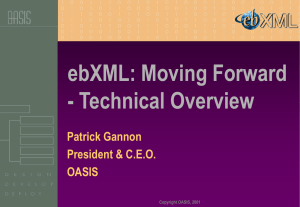 ebXML: Moving Forward