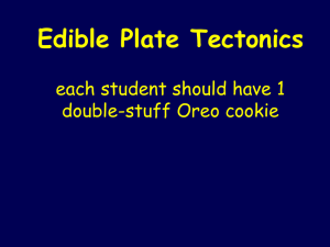 Edible Plate Tectonics
