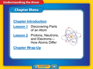 Understanding the Atom - Verona School District