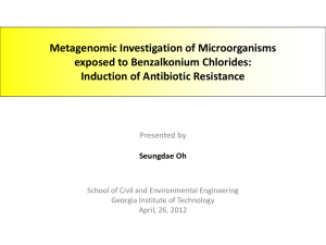 Metagenomic Investigation of Microorganisms exposed
