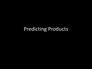 Unit 7 Day 4 Predicting Products STANDARD