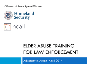 Statutes and Laws on Elder Abuse
