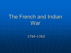 French and Indian War PPT