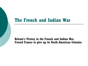5-3 The French and Indian War