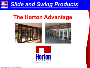 Slide and Swing System PowerPoint Training
