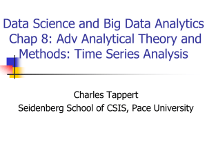 Adv Analytics: Time Series Analysis