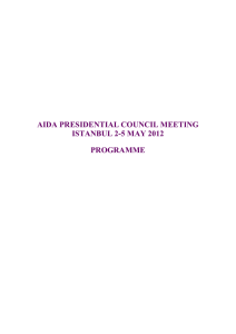 aida presidential council meeting istanbul 2