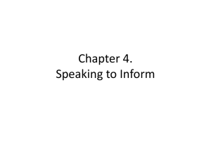 W6-Ch 4-Speaking to inform - oral