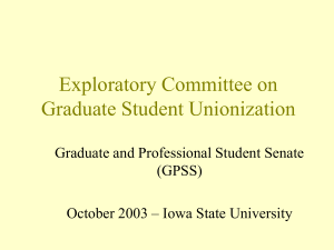 Pros and Cons of Graduate Students Unionization