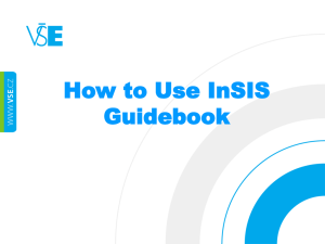 How to use InSIS