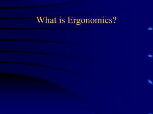 What is Ergonomics? - U.S. Conference of Mayors