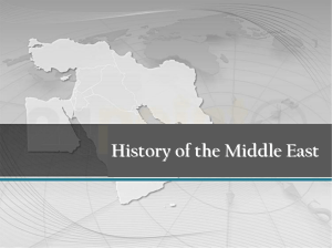 The Middle East: A Brief Modern History