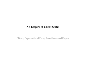 An Empire of Client States
