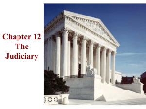 Chapter 14 The Federal Courts