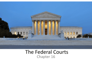 The Federal Courts - Davis School District