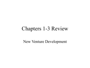 Chapters 1-3 Review - profcraigarmstrong