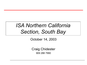 Harmonic Presentation - ISA Northern California Section