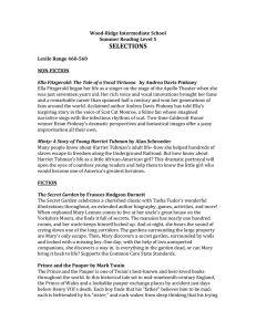 Reading Selections - Wood-Ridge School District / Homepage