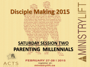 Disciple Making 2015