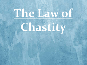 The Law of Chastity Part II/ Church Discipline