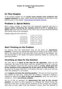 Chapter 26. Sample Programming Exam – Topic #3