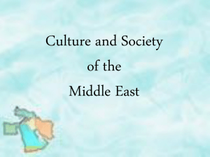 Middle East Culture and Society