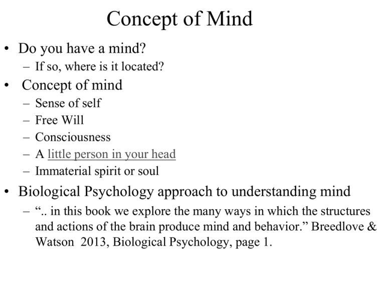 Levels Of Analysis In Biological Psychology