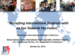- Washington International Education Conference