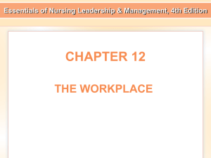 Essentials of Nursing Leadership & Management, 4th Edition