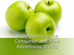 Understanding the Consumer and How Advertising Works