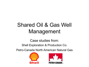 Shared Oil & Gas Well Management