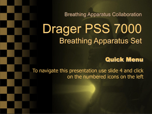 TR005BA Training Package - Drager PSS 7000 Breathing