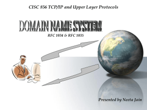 DOMAIN NAME SYSTEM