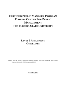 Microsoft Word Document - Florida Center for Public Management