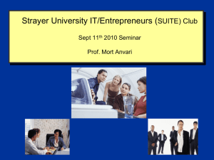 Strayer University IT/Entrepreneurs Club