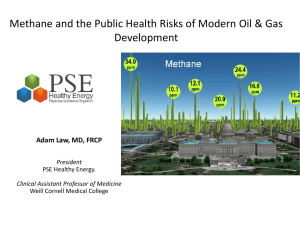 Slides: Methane Public Health Risks