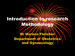 Introduction to research Methodology
