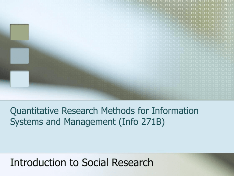 introduction to research methods seminar