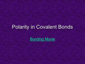 Polarity in Covalent Bonds